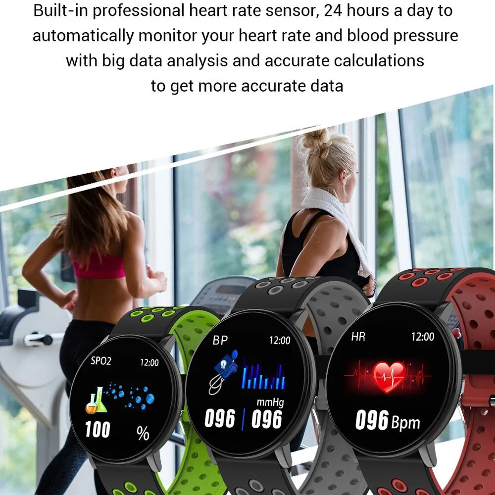 Blood Pressure Heart Rate Smart Watch